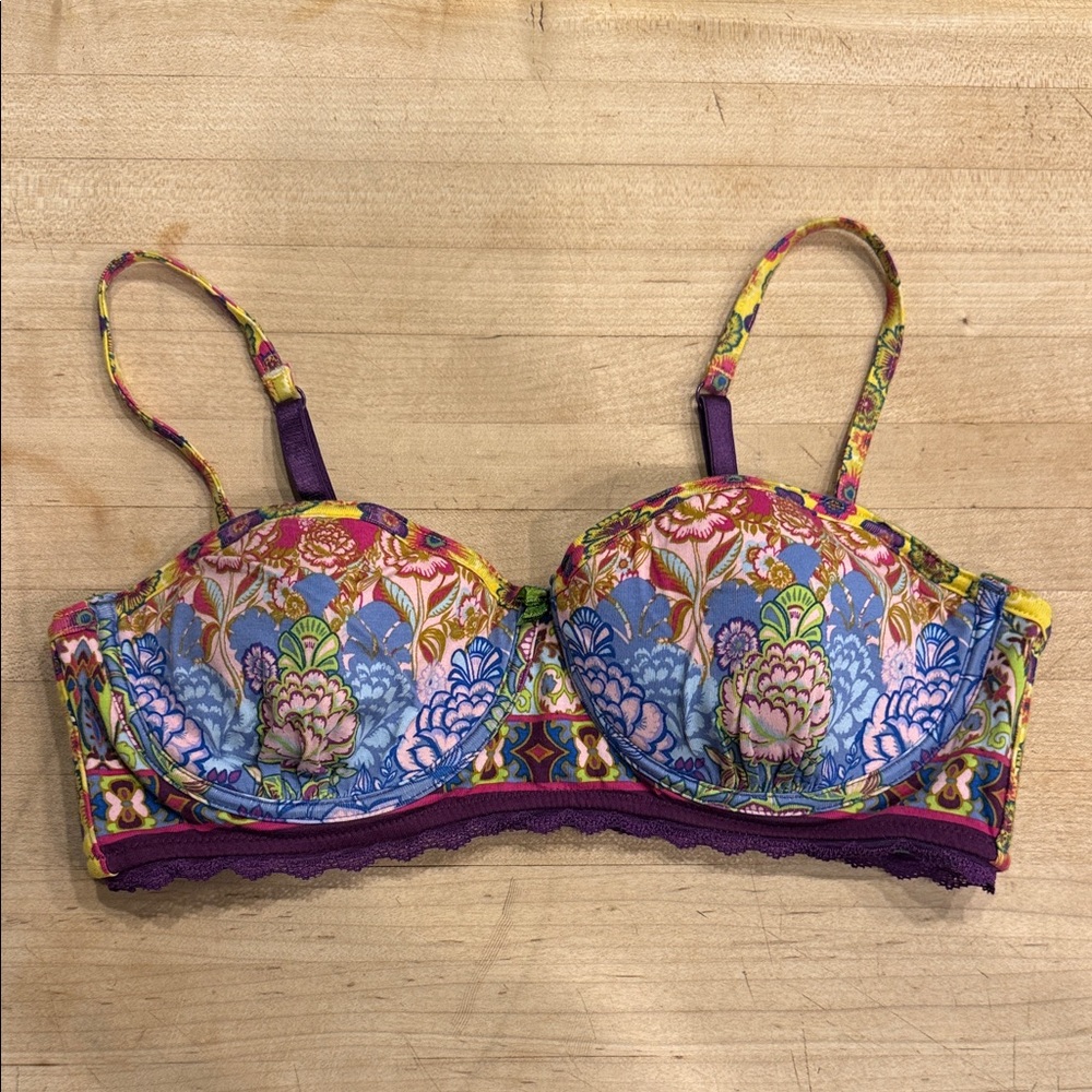 Pinkerton Floral Bra 36C